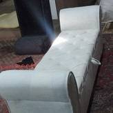 لاوست دونفره باکسدار چرم و پارچه هزینه ارسال به عهده مشتری