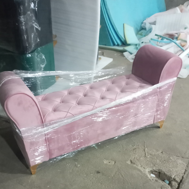 لاوست دونفره باکسدار چرم و پارچه هزینه ارسال به عهده مشتری