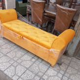 لاوست دونفره باکسدار چرم و پارچه هزینه ارسال به عهده مشتری